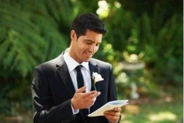 Groom speech – stand and deliver